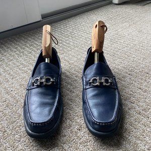 Salvatore Ferragamo Men's Blue Loafers